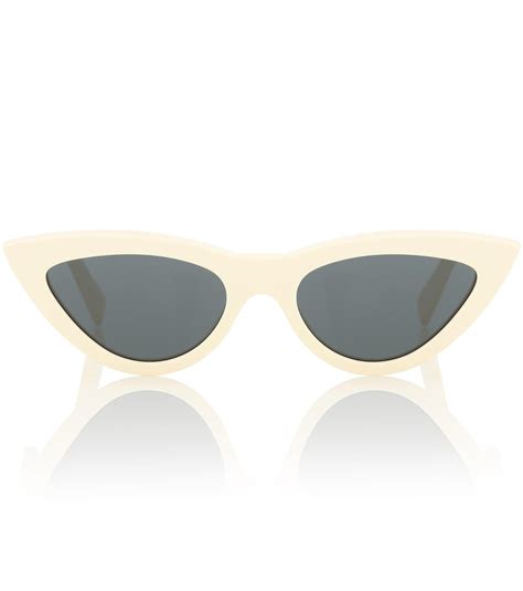 celine sunglass white|celine sunglasses women white.